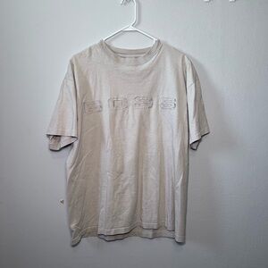 BOSS Men's Cream T-Shirt